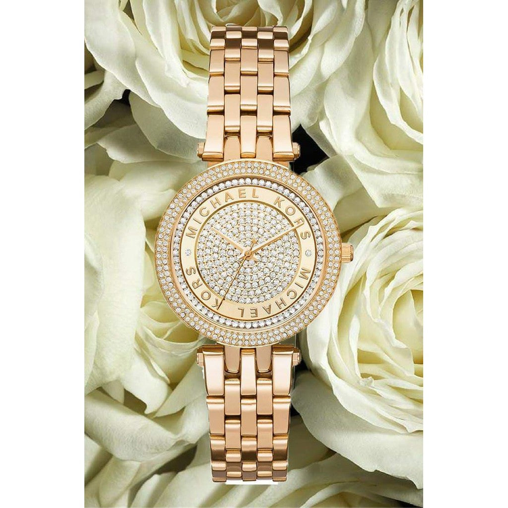 Michael Kors Darci Gold Dial Gold Steel Strap Watch for Women - MK3445 Buy Now By Michael Kors