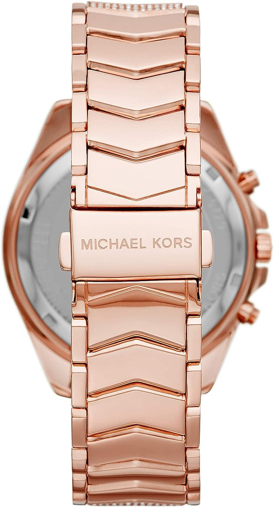 Michael Kors Whitney Chronograph Rose Gold Dial Rose Gold Steel Strap Watch For Women - MK6730 Buy Now By Michael Kors