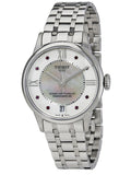 Tissot Chemin Des Tourelles Powermatic 80 Rubies Mother of Pearl Dial Silver Steel Strap Watch For Women - T099.207.11.113.00 Buy Now By Tissot
