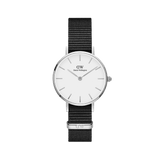 Daniel Wellington Classic Petite Cornwall White Dial Black Nylon Strap Watch For Women - DW00100252 Buy Now By Daniel Wellington