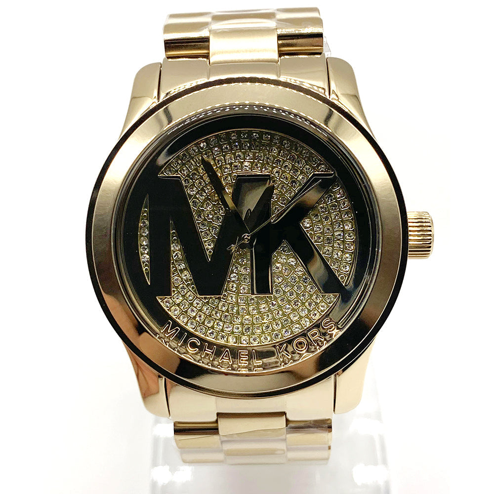 Michael Kors Runway Gold Dial Gold Steel Strap Watch for Women - MK5706 Buy Now By Michael Kors