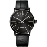 Calvin Klein Black Dial Black Leather Strap Watch for Women - K7622401 Buy Now By Calvin Klein