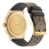 Gucci G-Timeless Brown Dial Brown Leather Strap Unisex Watch - YA1264057 Buy Now By Gucci