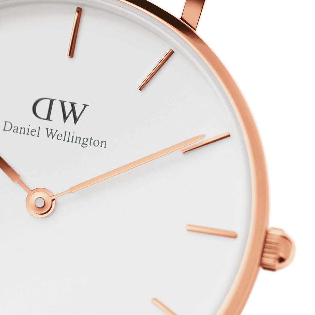 Daniel Wellington Classic Petite York White Dial Brown Leather Strap Watch For Women - DW00100176 Buy Now By Daniel Wellington