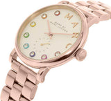 Marc Jacobs Baker White Dial Rose Gold Steel Strap Watch for Women - MBM3441 Buy Now By Marc Jacobs