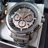 Maserati Successo Chronograph Silver Dial Silver Steel Strap Watch For Men - R8873621004 Buy Now By Maserati