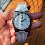 Tissot PRX 40 White Dial White Rubber Strap Watch For Men - T137.410.17.011.00 Buy Now By Tissot