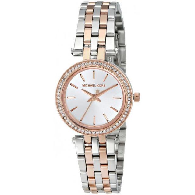 Michael Kors Darci Silver Dial Two Tone Steel Strap Watch for Women - MK3298 Buy Now By Michael Kors