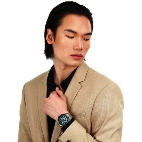 Maserati Traguardo Chronograph Green Dial Silver Steel Strap Watch For Men - R8873612060 Buy Now By Maserati