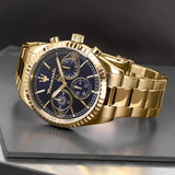 Maserati Competizione Chronograph Blue Dial Gold Steel Strap Watch For Men - R8853100026 Buy Now By Maserati