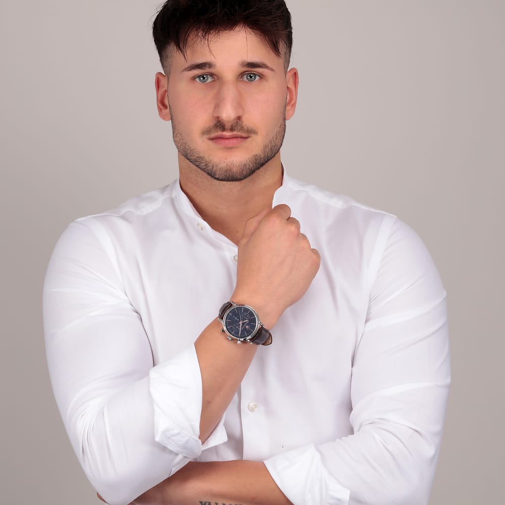 Maserati Epoca Chronograph Blue Dial Brown Leather Strap Watch For Men - R8871618014 Buy Now By Maserati