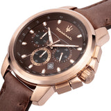 Maserati Successo Brown Dial Brown Leather Strap Watch For Men - R8871621004 Buy Now By Maserati