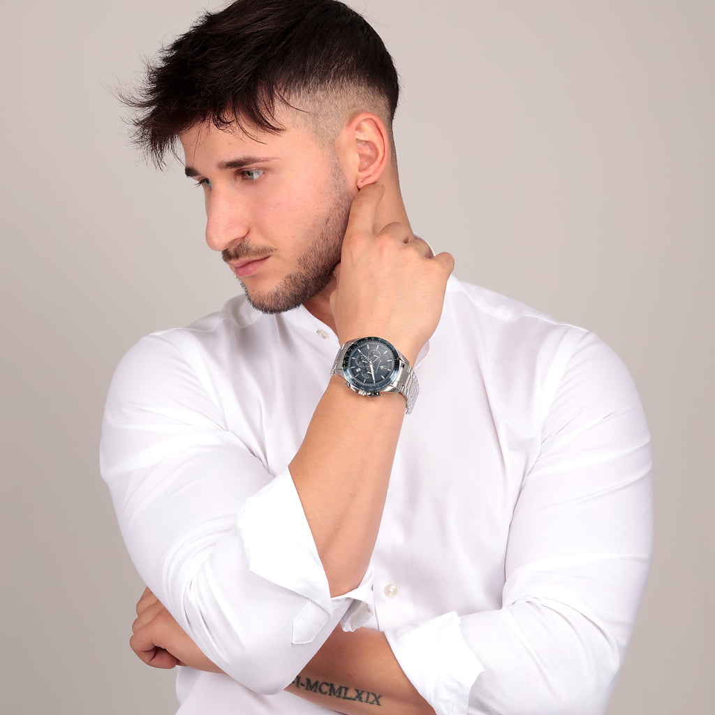 Maserati Traguardo Chronograph Blue Dial 45mm Stainless Steel Watch For Men - R8873612043 Buy Now By Maserati