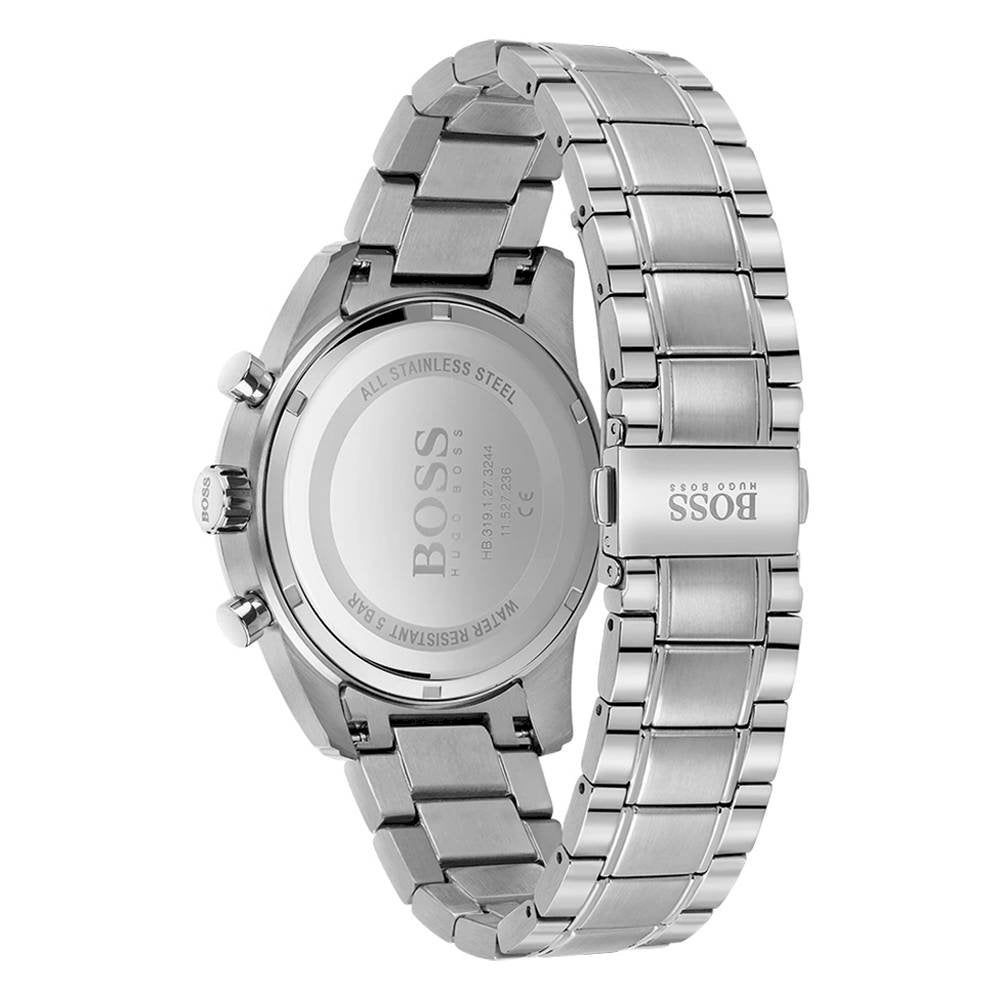 Hugo Boss Grand Prix Blue Dial Silver Steel Strap Watch for Men - 1513478 Buy Now By Hugo Boss