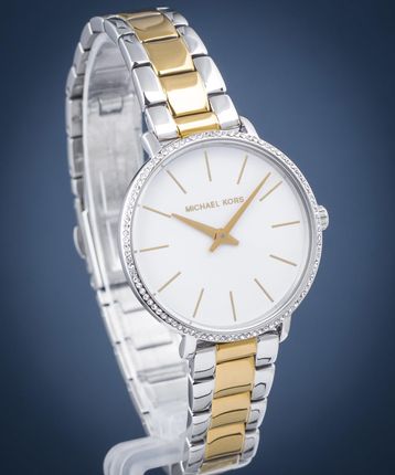 Michael Kors Pyper Quartz Silver Dial Two Tone Steel Strap Watch For Women - MK1041 Buy Now By Michael Kors