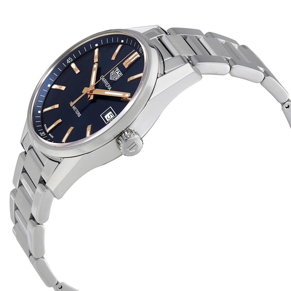 Tag Heuer Carrera Quartz Blue Dial Silver Steel Strap Watch for Women - WAR1112.BA0601 Buy Now By Tag Heuer