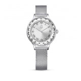 Swarovski Octea Nova Silver Dial Silver Mesh Strap Watch for Women - 5650039 Buy Now By Swarovski