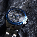 Guess Flagship Multifunction Chronograph Grey Dial Grey Steel Strap Watch for Men - W0601G1 Buy Now By Guess