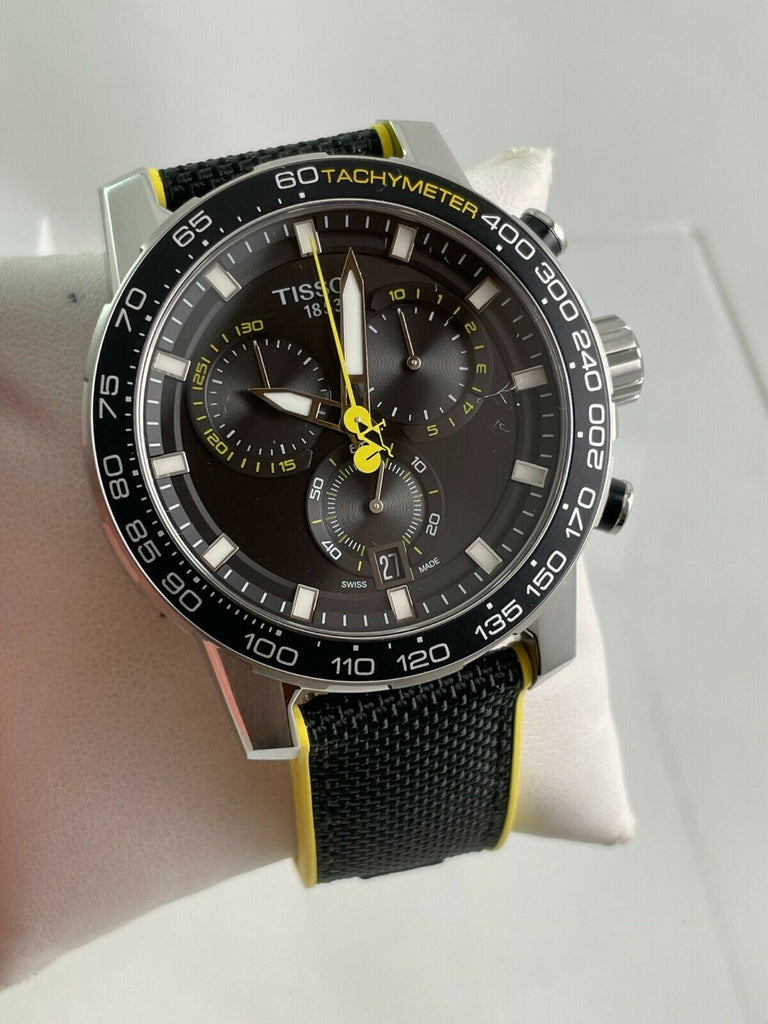 Tissot T Sport Supersport Chrono Tour De France Black Dial Black Nylon Strap Watch for Men - T125.617.17.051.00 Buy Now By Tissot