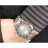 Emporio Armani Gianni Chronograph Grey Dial Two Tone Steel Strap Watch For Men - AR1721 Buy Now By Emporio Armani