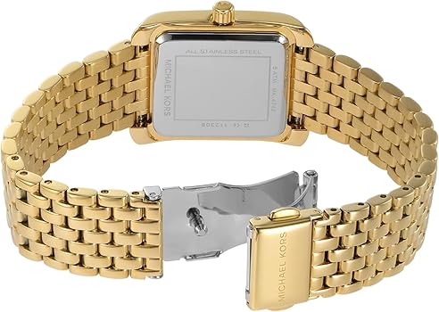 Michael Kors Emery Pave Analog Green Dial Gold Steel Strap Watch for Women - MK4742 Buy Now By Michael Kors