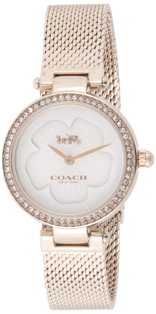 Coach Park Mother of Pearl Dial Rose Gold Mesh Bracelet Watch for Women - 14503511 Buy Now By Coach