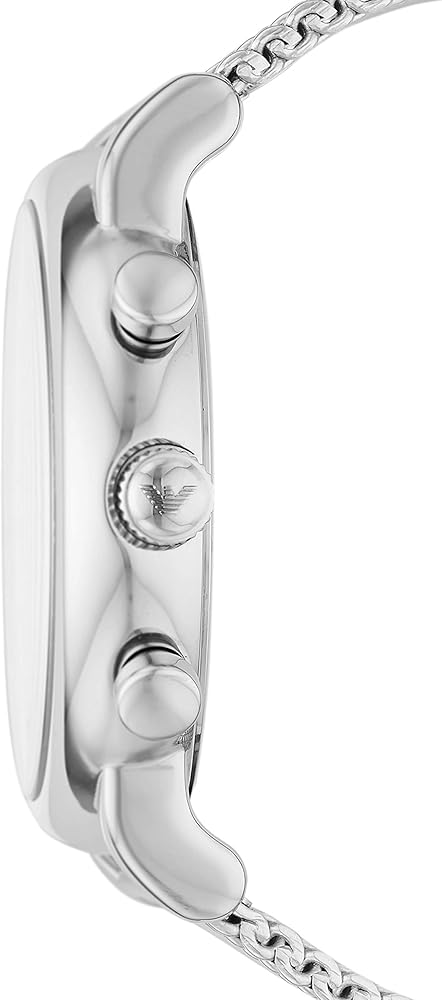 Emporio Armani Luigi Chronograph Blue Dial Silver Mesh Bracelet Watch For Men - AR80038 Buy Now By Emporio Armani