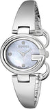 Gucci Guccissima Diamonds Mother of Pearl Dial Silver Steel Strap Watch For Women - YA134504 Buy Now By Gucci