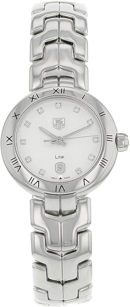 Tag Heuer Link Diamonds Mother of Pearl Dial Silver Steel Strap Watch for Women - WAT1411.BA0954 Buy Now By Tag Heuer