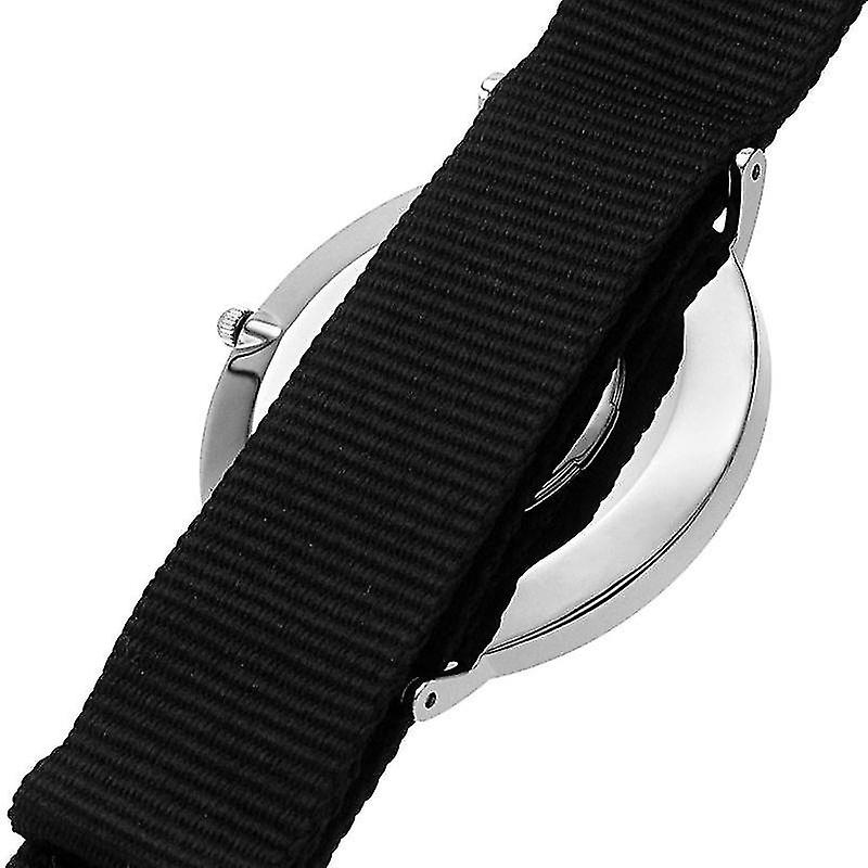 Daniel Wellington Classic Cornwall Black Dial Black Nylon Strap Watch For Women - DW00100149 Buy Now By Daniel Wellington