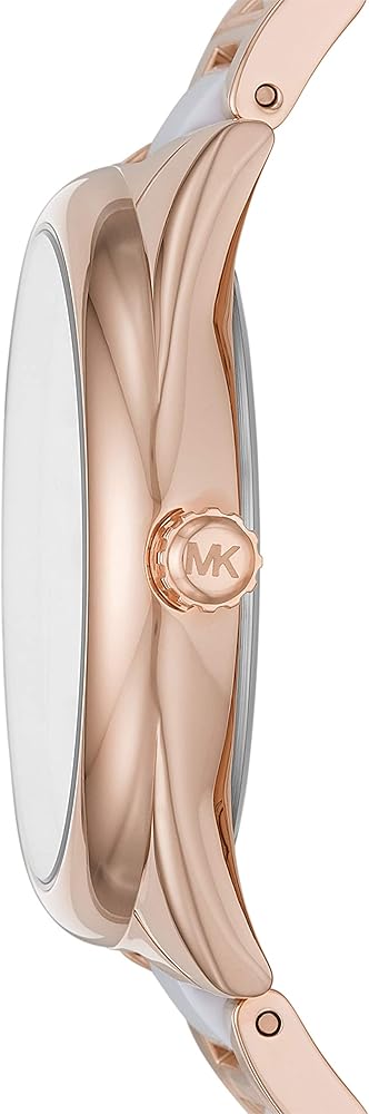 Michael Kors Janelle Three Hand Rose Gold Dial Two Tone Steel Strap Watch For Women - MK7134 Buy Now By Michael Kors
