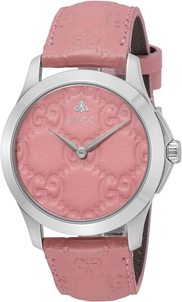 Gucci G Timeless Quartz Candy Pink Dial Pink Leather Strap Watch For Women - YA1264030 Buy Now By Gucci