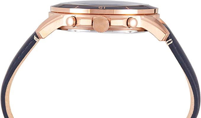 Fossil Grant Sport Chronograph Blue Dial Blue Leather Strap Watch for Men - FS5237 Buy Now By Fossil