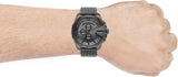 Diesel Mega Chief Chronograph Black Dial Black Mesh Strap Watch For Men - DZ4527 Buy Now By Diesel