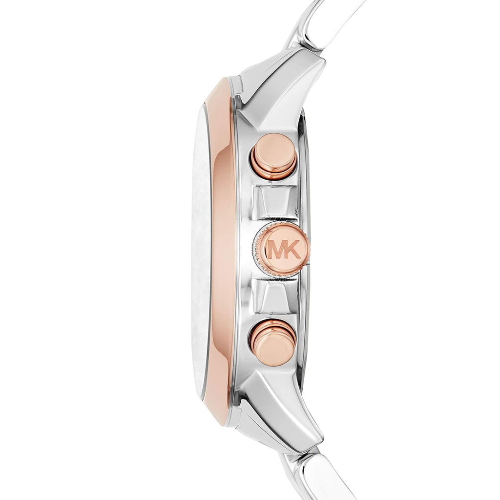 Michael Kors Bradshaw Chronograph Blue Dial Two Tone Steel Strap Watch For Women - MK6389 Buy Now By Michael Kors