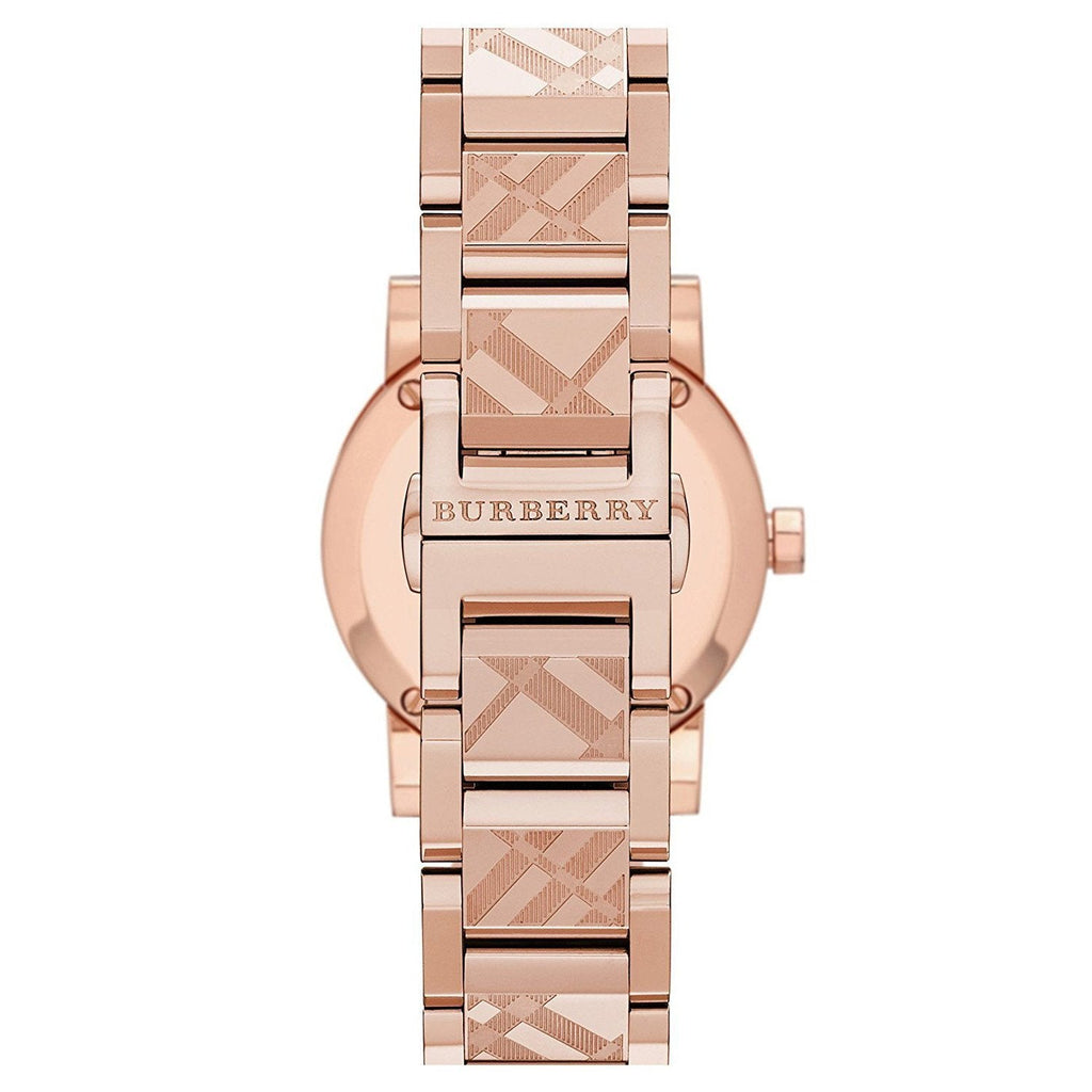 Burberry The City Rose Gold Dial Rose Gold Steel Strap Watch for Women - BU9235 Buy Now By Burberry