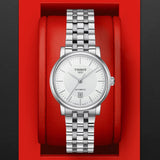 Tissot T Classic Carson Premium Silver Dial Silver Steel Strap Watch for Women - T122.207.11.031.00 Buy Now By Tissot