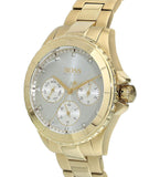 Hugo Boss Premiere White Dial Gold Steel Strap Watch for Women - 1502445 Buy Now By Hugo Boss