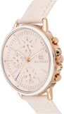 Tommy Hilfiger Carly Cream Dial Cream Leather Strap Watch for Women -1781789 Buy Now By Tommy Hilfiger