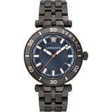 Versace Greca Sport Quartz Black Dial Black Steel Strap Watch For Men - VEZ300621 Buy Now By Versace