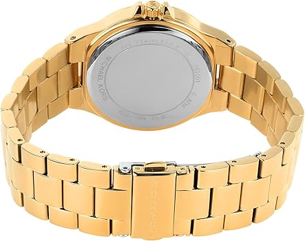 Michael Kors Lennox Three Hand Gold Dial Gold Steel Strap Watch For Women - MK7229 Buy Now By Michael Kors