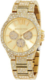 Michael Kors Camille Pavé Crystals Gold Dial Gold Steel Strap Watch for Women - MK6958 Buy Now By Michael Kors