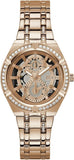 Guess Allara Quartz Rose Gold Dial Rose Gold Steel Strap Watch For Women - GW0604L3 Buy Now By Guess