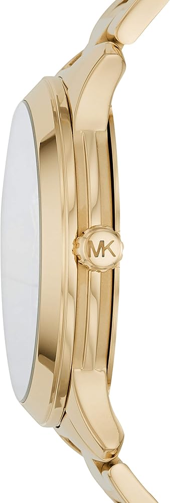 Michael Kors Runway Quartz Black Dial Gold Steel Strap Watch For Women - MK6682 Buy Now By Michael Kors