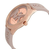 Michael Kors Janelle Three Hand Rose Gold Dial Pink Rubber Strap Watch For Women - MK7139 Buy Now By Michael Kors