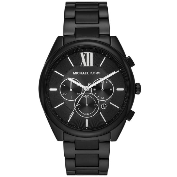Michael Kors Langford Chronograph Black Dial Black Steel Strap Watch For Men - MK8993 Buy Now By Michael Kors
