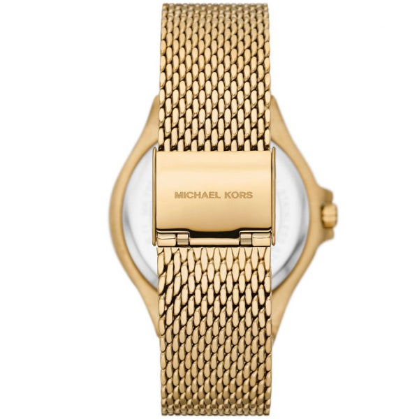 Michael Kors Lennox Three-Hand Gold Dial Gold Mesh Bracelet Watch For Women - MK7335 Buy Now By Michael Kors