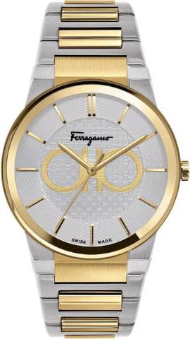 Salvatore Ferragamo Sapphire Silver Dial Two Tone Steel Strap Watch for Men - SFHP00520 Buy Now By Salvatore Ferragamo