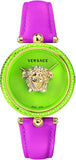 Versace Palazzo Empire Green Dial Pink Leather Strap Watch for Women - VCO150017 Buy Now By Versace