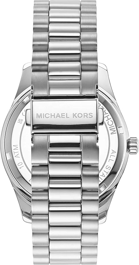 Michael Kors Lexington Quartz Black Dial Silver Steel Strap Watch For Women - MK8946 Buy Now By Michael Kors